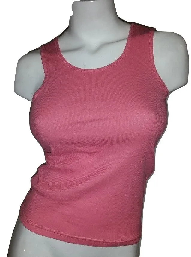 Women's Plain Ribbed Tank Tops