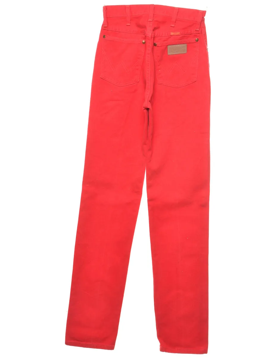 Wrangler Red Classic Jeans - W26 L36