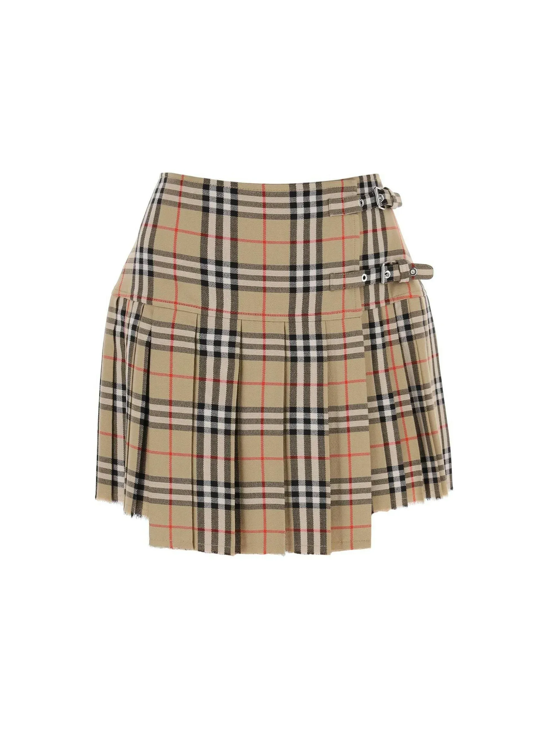 Zoe Check Pleated Skirt